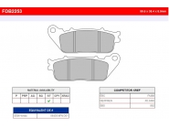 Ferodo remblokken gesinterd FDB2253ST