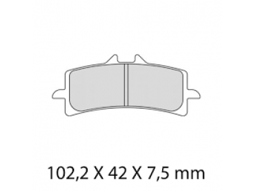 Ferodo remblokken gesinterd FDB2260ST