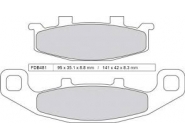 Ferodo remblokken platina FDB481P