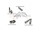 RVS kuip-bevestigingsmaterialen Honda Blackbird 59-delig (imitatie) RVS kuip-bevestigingsmaterialen Honda Blackbird 59-delig (imitatie)