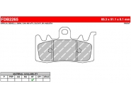 Ferodo remblokken gesinterd FDB2265ST
